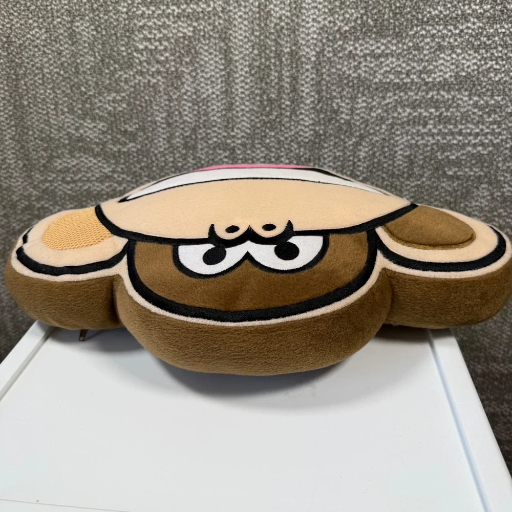 Bobby Jack Monkey Speaker Pillow Kid Brown Plush Y2K Novelty Media Decor Vintage